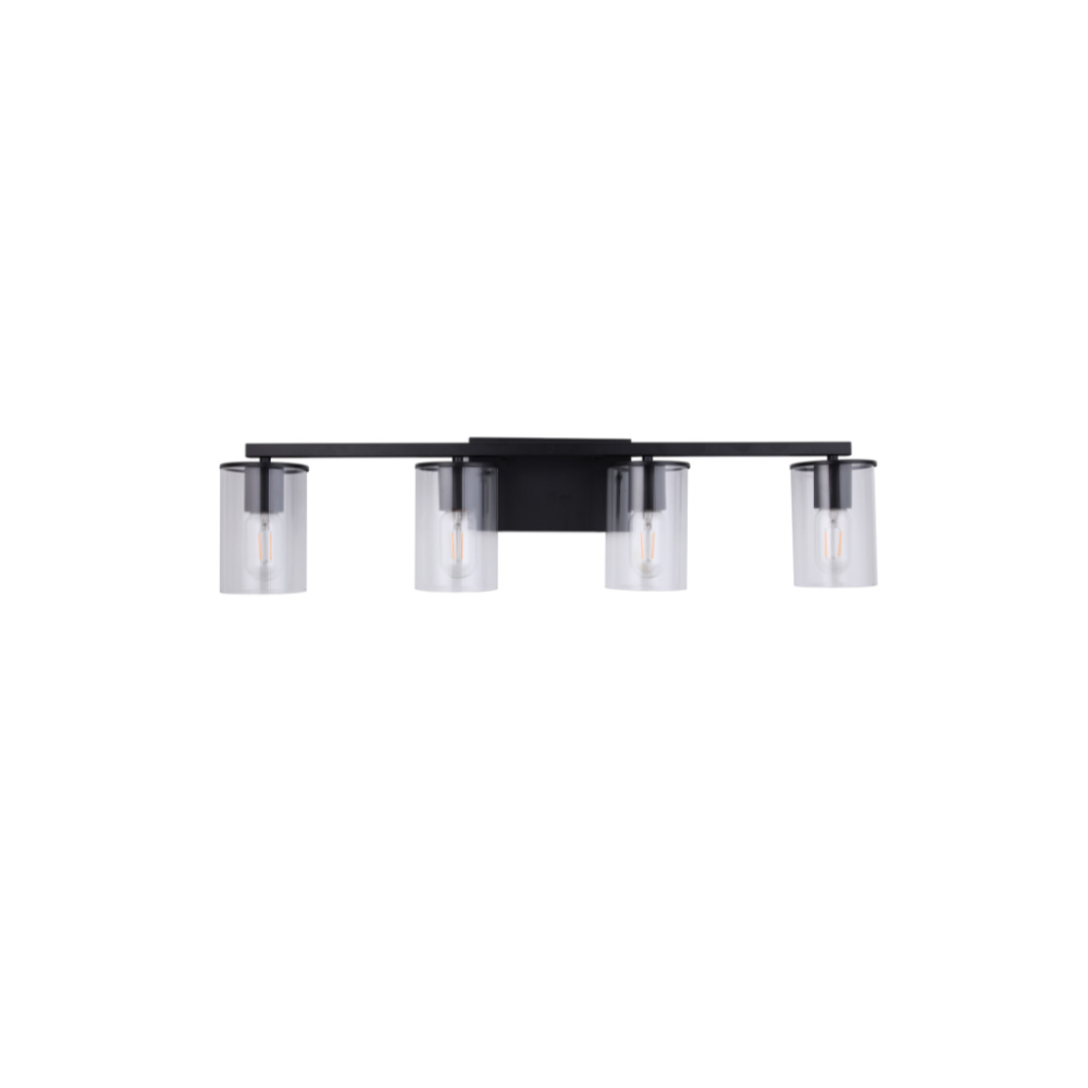 Moraine Vanity Satin Nickel Finish with Opal Glass