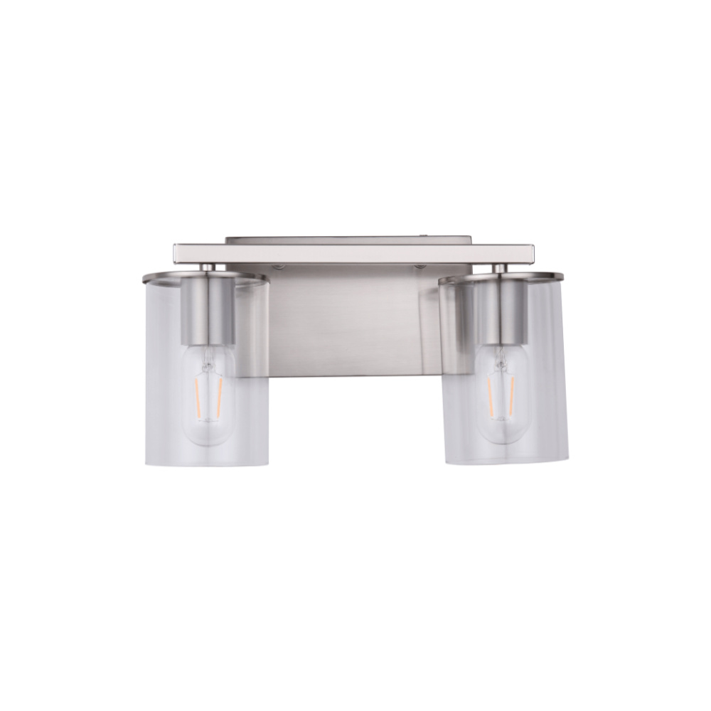 Moraine Vanity Black Finish with Opal Glass