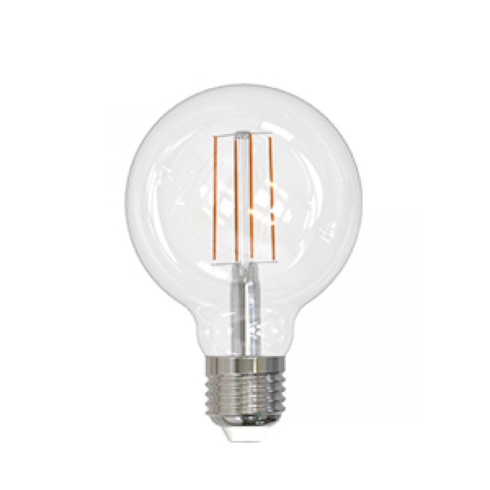 LED Filament Lamp G25 S3 E26 Base 7W 320Â° 120V 40K Clear Vertical Dim 800LM Standard