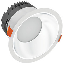 Stanpro (Standard Products Inc.) 64796 - VELOCE 8IN 26W 120-277V 3500K 70Â° WHITE BAFFLE FROSTED ROUND 2490lm