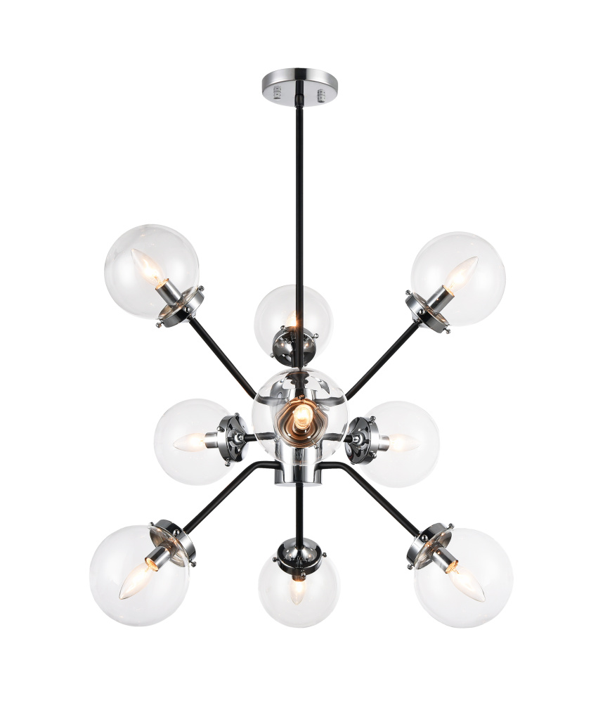 Maru Chrome Chandelier