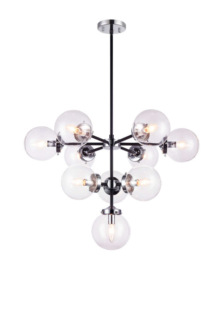 Maru Chrome Chandelier