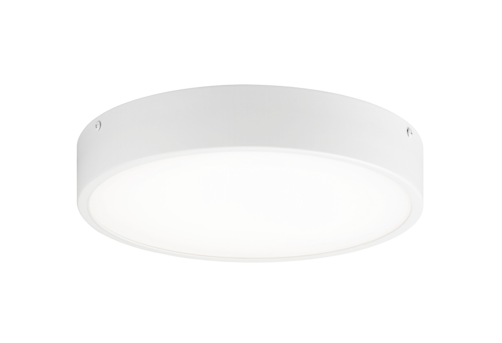 Plato White Flush Mounts