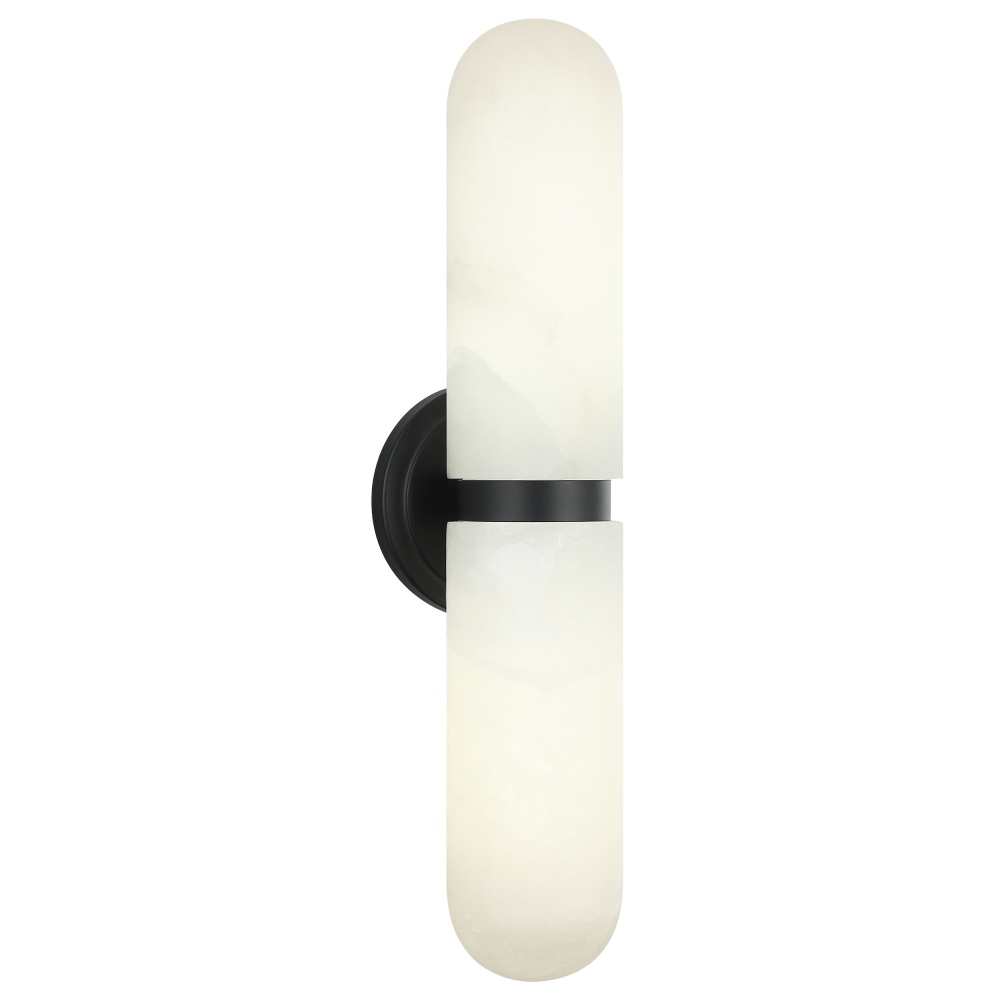 Capsula Matte Black Wall Sconce