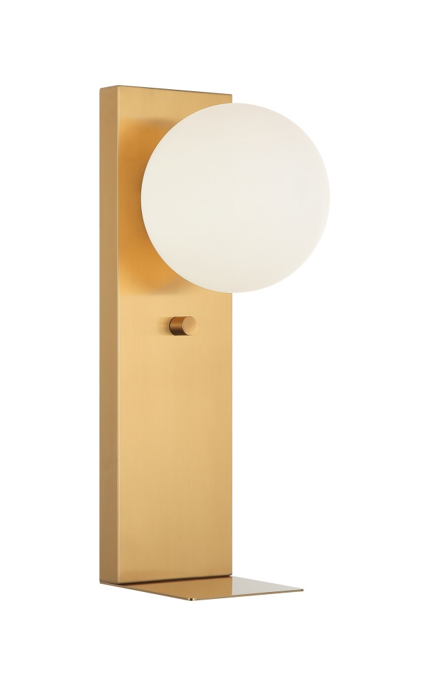 Stanley Aged Gold Brass Wall Sconce