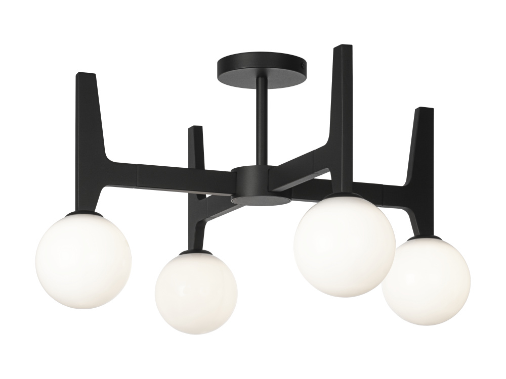Scriben Matte Black Ceiling Mount