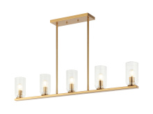 Matteo Lighting C34005AG - Westlock Aged Gold Brass Pendant