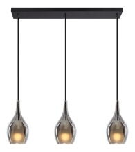 Matteo Lighting C37513MBSM - Jericho Matte Black Pendant
