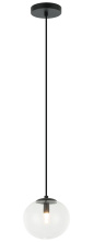 Matteo Lighting C38101MB - Bulbus Matte Black Pendant