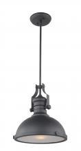 Matteo Lighting C53802MB - Cresswell Series Matte Black Pendant