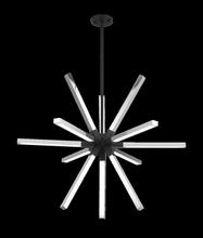Matteo Lighting C66813MBCH - Asterisk Matte Black + Chrome Pendant