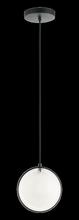 Matteo Lighting C71501MB - Chatoyant Matte Black Pendant