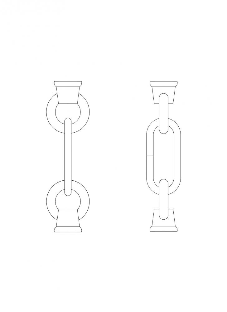 Replacement Chain Link and Loop in Black