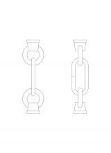 Generation Lighting 9122-12 - Replacement Chain Link and Loop in Black