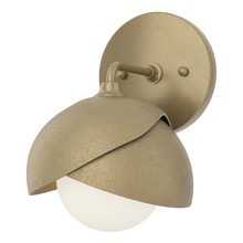 Hubbardton Forge - Canada 201374-SKT-84-84-GG0711 - Brooklyn 1-Light Double Shade Bath Sconce