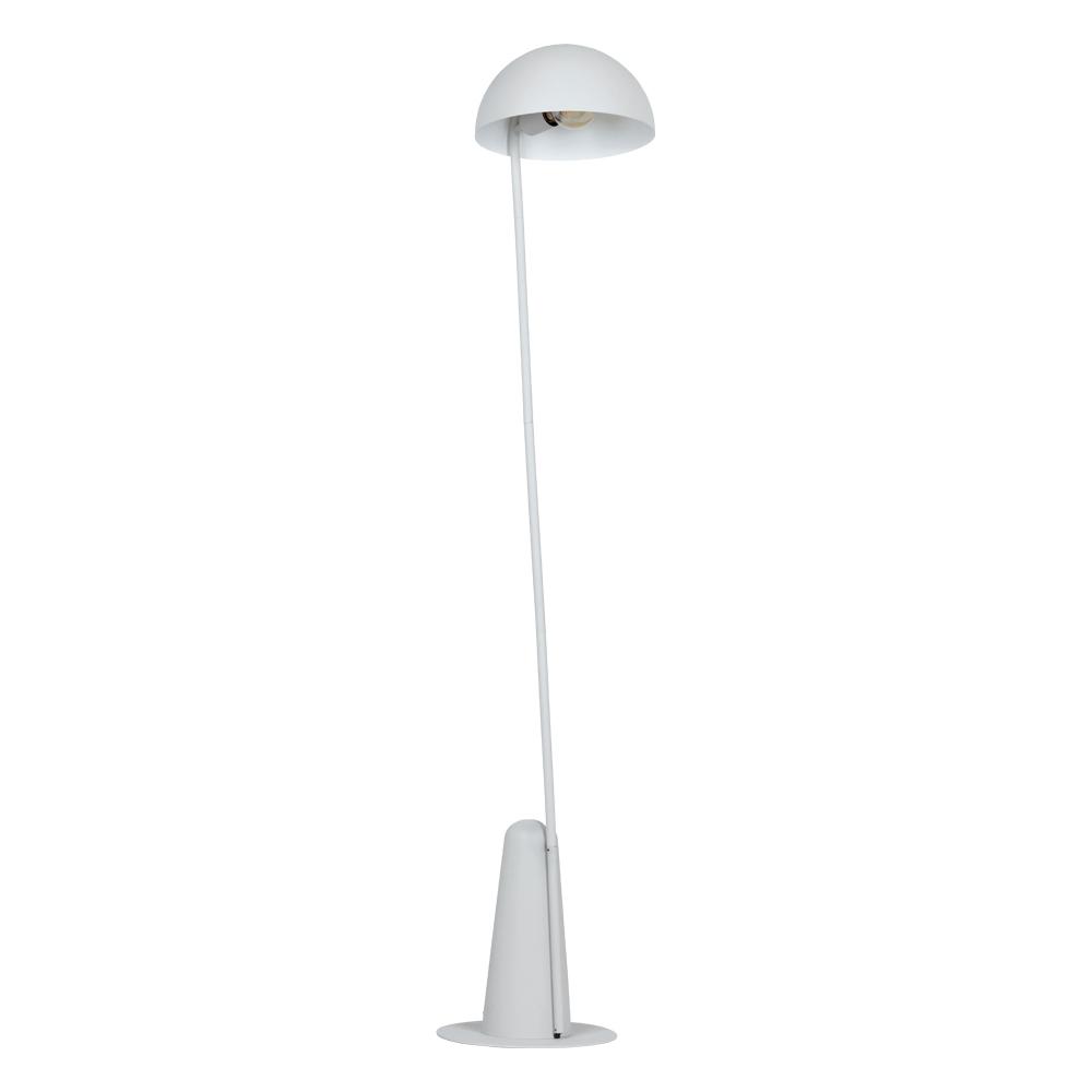 1 LT Floor Lamp w/ Grey Finish & Grey Metal Shade