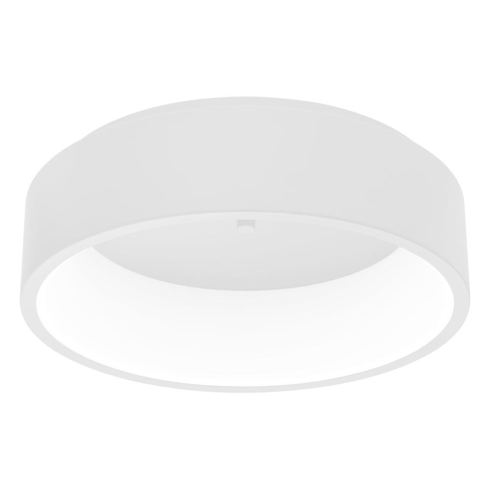 1 LT Integrated LED Ceiling Light w/ White Finish & White Shade, White Acrylic Diffuser