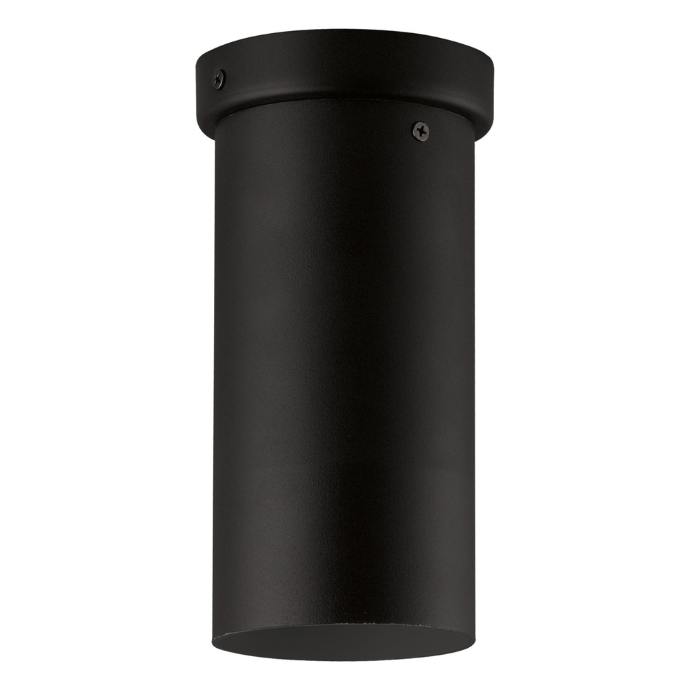 1 LT Cylinder Ceiling Light w/ Matte Black Finish