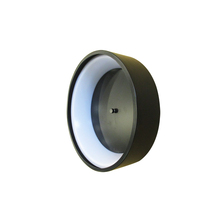 Eglo Canada 202105A - 1 LT Integrated LED Ceiling Light w/ Black Finish & Black & White Shade, White Diffuser