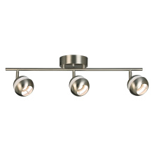Eglo Canada 204012A - 3 LT Integrated LED Track Light w/ Brushed Nickel Finish & Adjustable Lamp Heads