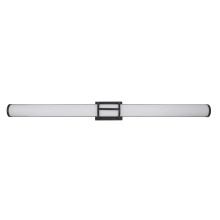 Eglo Canada 204135A - 1 LT Integrated LED Bath/Vanity Light w/ Black Finish & White Acrylic Shade