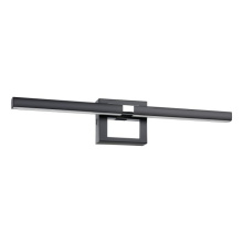 Eglo Canada 205805A - 1 LT Integrated LED Bath/Vanity Light w/ Black & Chrome Finish & White Diffuser