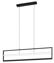 Eglo Canada 390024A - 1 LT Intergrated LED Linear Pendant w/ Black Finish & Satin Acrylic Shade