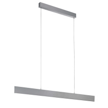 Eglo Canada 39267A - 1 LT Integrated LED Linear Pendant w/ Brushed Aluminum Finish & White Diffuser