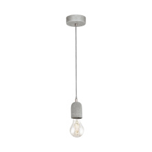 Eglo Canada 95522A - 1 LT Open Bulb Mini Pendant w/ Grey Concrete Finish
