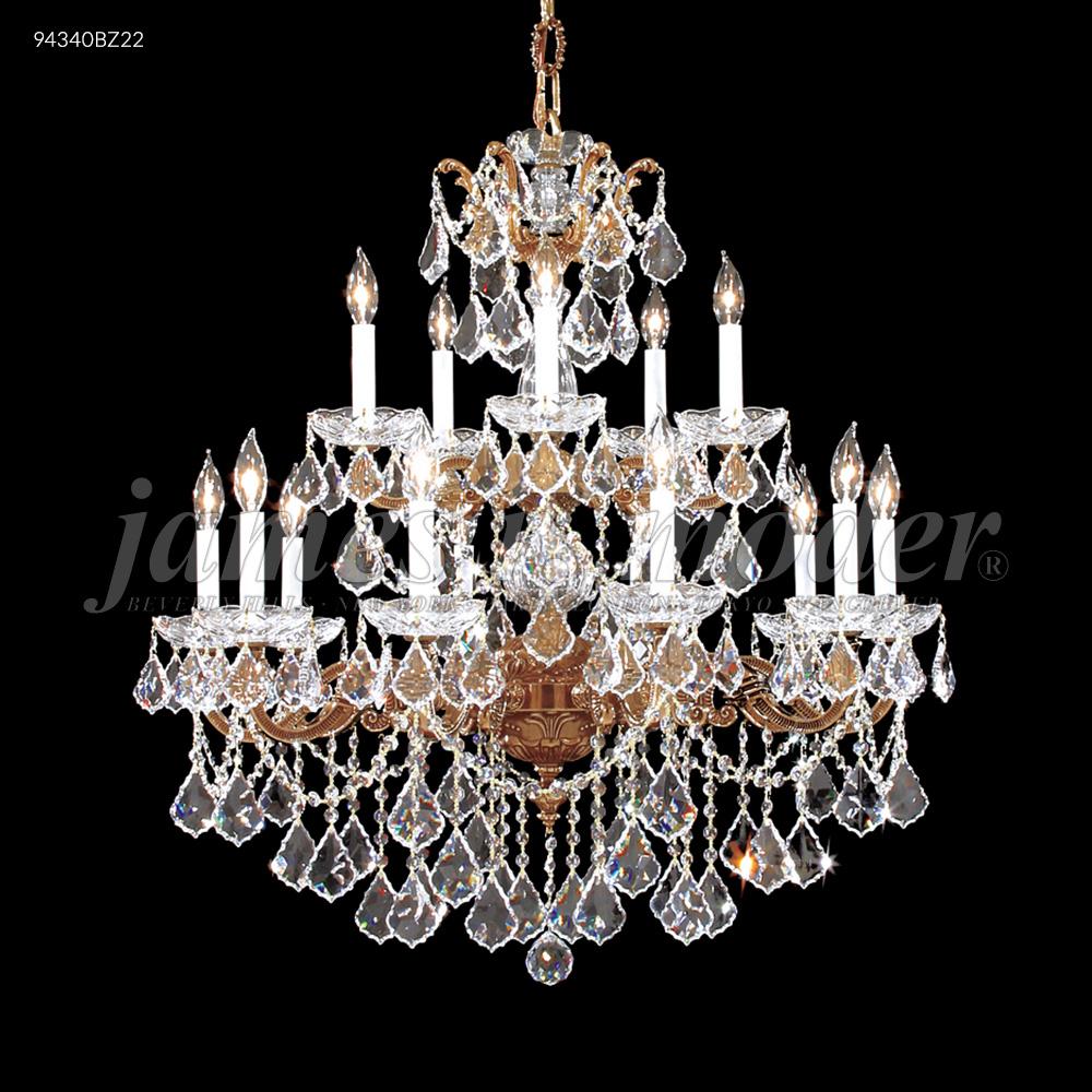 Madrid Cast Brass 15 Arm Chandelier